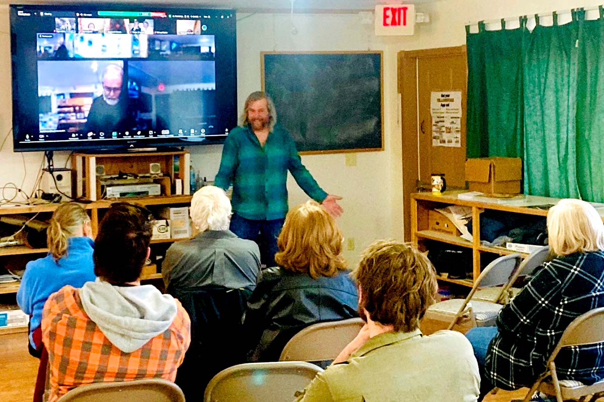  Animated Mike at Halfpenny's Tracker School, Gardiner, MT