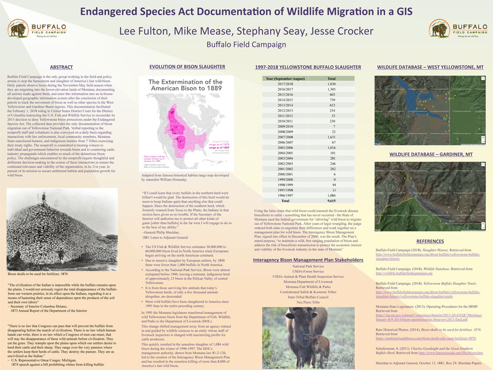 2018 10 18 01 002 Update 1 ESA in a GIS BFC